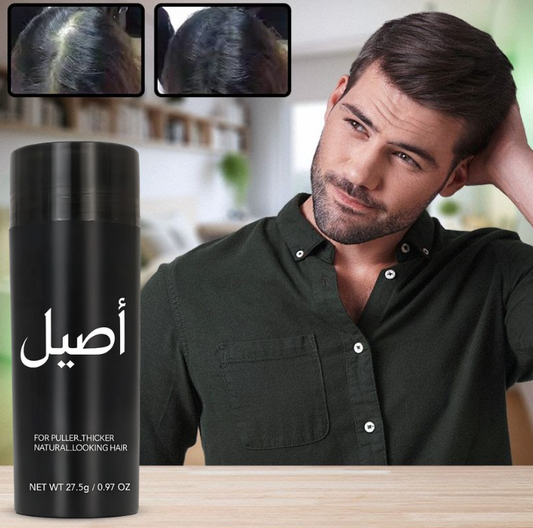 رذاذ الألياف الطبيعية لتكثيف شعر الرجال